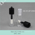 AG-JH-LIP-2038 AGPM Empty Plastic Cosmetics Round Lovely 2ml Mini Lip Gloss Container